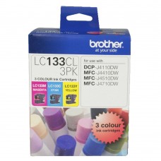 LC133CL3PK Brother Ink Cartridge - Colour Pack (Cyan, Magenta & Yellow)