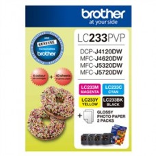 LC233PVP Brother Ink Cartridge - Photo Value Pack
