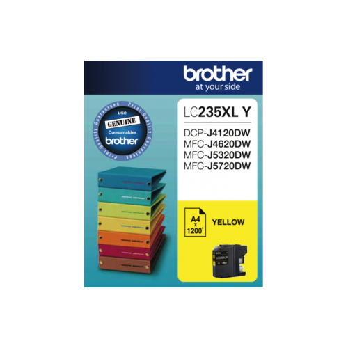 LC235XLY Brother Yellow Ink Cartridge