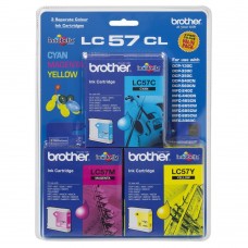 LC57CL3PK Brother Ink Cartridge - Colour Pack (Cyan, Magenta & Yellow)