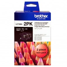 LC73BK Brother Black Ink Cartridge - Twin Pack 600 Pages Each
