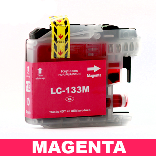 Brother LC133 / LC131 Compatible Magenta Ink Cartridge