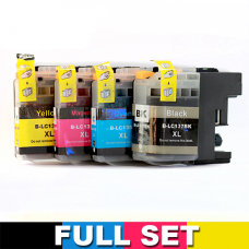 Brother LC137XL / LC135XL Compatible Ink Cartridge - Set of 4 (Bk+C+M+Y)