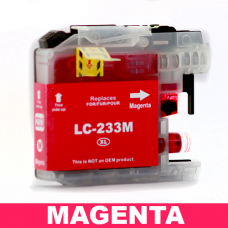 Brother LC233 / LC231 Compatible Magenta Ink Cartridge