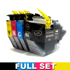 Brother LC3319XL Compatible Ink Cartridge - Set of 4 (Bk+C+M+Y)