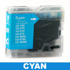Brother LC37 / LC57 Compatible Cyan Ink Cartridge