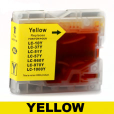 Brother LC37 / LC57 Compatible Yellow Ink Cartridge