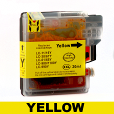 Brother LC38 / LC67 Compatible Yellow Ink Cartridge