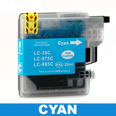 Brother LC39 Compatible Cyan Ink Cartridge