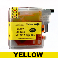 Brother LC39 Compatible Yellow Ink Cartridge