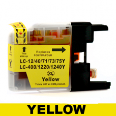Brother LC73 / LC40 Compatible Yellow Ink Cartridge