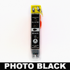 Canon CLI521 Compatible Photo Black Ink Cartridge