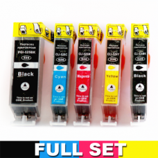 Canon PGI525BK + CLI526 PB/C/M/Y Compatible Value Pack - Full Set