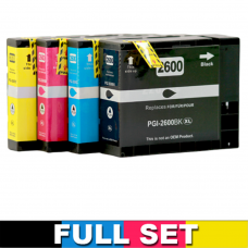PGI2600XL Compatible Value Pack - 4 Cartridges for Canon