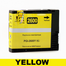 Canon PGI2600XL Compatible Yellow Ink Cartridge