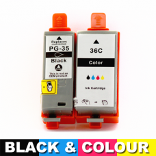 Canon Compatible PGI35/CLI36 Twin Pack