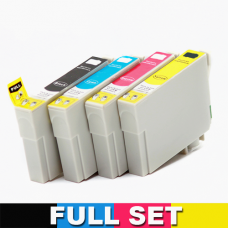138 Compatible Cartridge Set of 4 (Bk/C/M/Y) for Epson