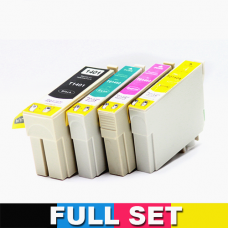 140 Compatible Cartridge Set of 4 (Bk/C/M/Y) for Epson