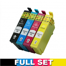 200XL Compatible Cartridge Set of 4 (Bk/C/M/Y) for Epson