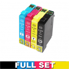 220XL Compatible Cartridge Set of 4 (Bk/C/M/Y) for Epson