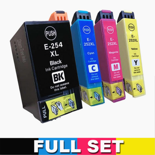 254XL Compatible Cartridge Set of 4 (Bk/C/M/Y) for Epson