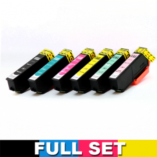 277XL Compatible Cartridge Set of 6 Inks (Bk/C/M/Y/LC/LM) for Epson