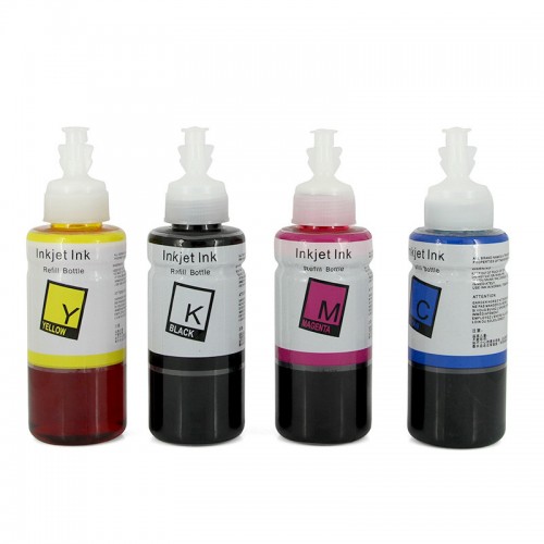 Compatible T6641-4 BK+C+M+Y Ink Bottle for Epson Value Pack