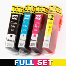 HP564XL Compatible Ink Set of 4 for HP (Bk/C/M/Y)