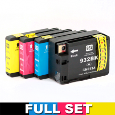 HP932XL / HP933XL Compatible Ink Set of 4 (Bk/C/M/Y)