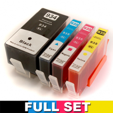 HP934XL / HP935XL Compatible Ink Set of 4 (Bk/C/M/Y)