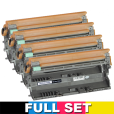 Brother DR240 Compatible Drum Unit - 4 Pack (BK+C+M+Y)