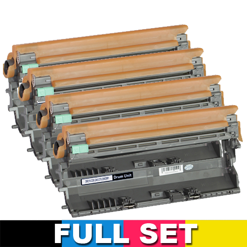 Brother DR240 Compatible Drum Unit - 4 Pack (BK+C+M+Y)