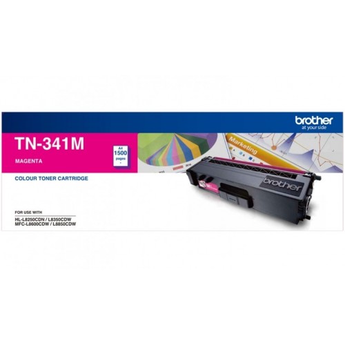TN341M Brother Genuine Magenta Toner