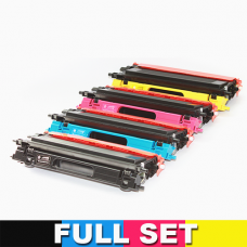 Brother TN155 Compatible Black Toner Cartridge - SET OF 4 (BK+C+M+Y)