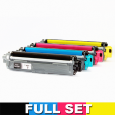 Brother TN251 / TN255 Compatible Black Toner Cartridge - SET OF 4 (BK+C+M+Y)