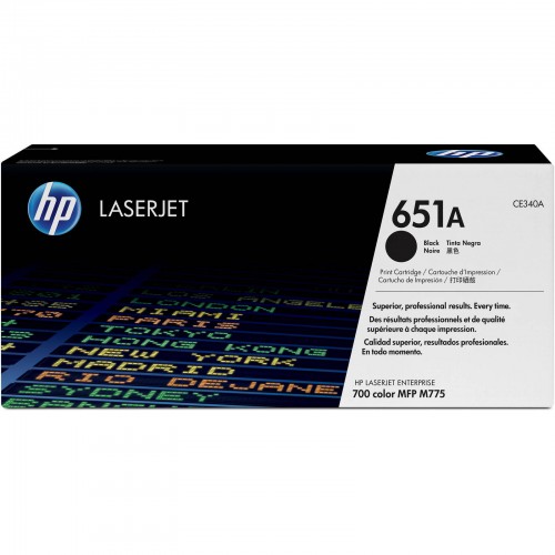 651A HP Black Genuine Toner Cartridge (CE340A) 