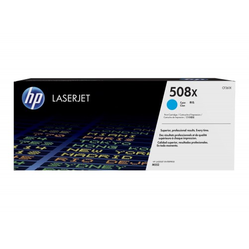 508X HP Hi Yield Genuine Cyan Toner (CF361X)
